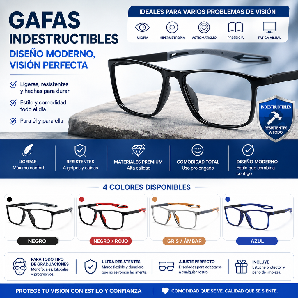 Lentes Inteligentes HD Unisex - Compra 1 y lleva 2